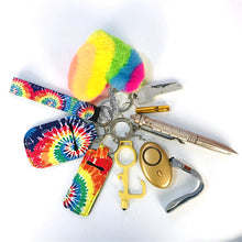 Load image into Gallery viewer, 9 Piece Self- Defense Keychain
