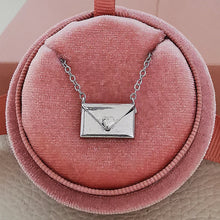 Load image into Gallery viewer, New Trendy Envelop Love Letter Silver Necklace
