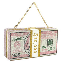 Load image into Gallery viewer, Money Luxury Diamond Evening Bag
