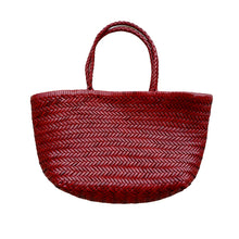 Load image into Gallery viewer, French Retro First Layer Cowhide Leather Woven Bag
