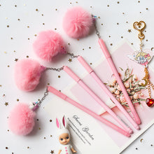 Load image into Gallery viewer, Sweet cartoon pink unicorn Flamingo pompon gel pen writting pens canetas material escolar kawaii staitonery school supplies
